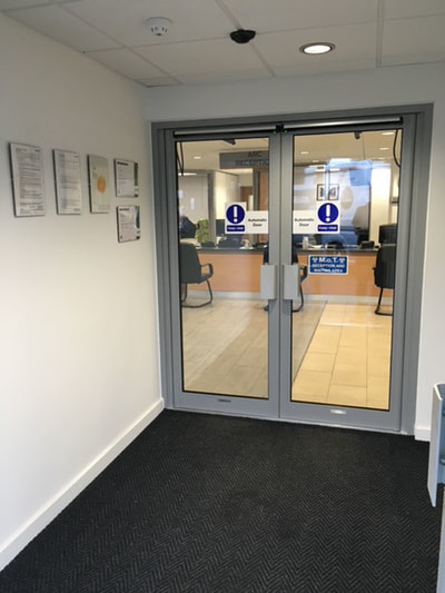 automatic door installed Swindon hospital