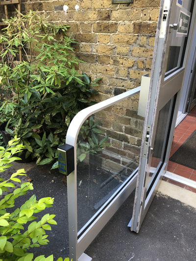 swinging disabled access door installation swindon